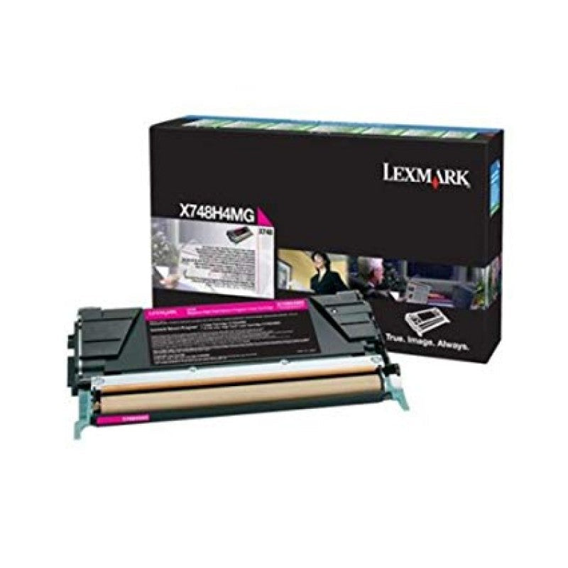 GENUINE LEXMARK X748H4MG MAGENTA TONER CARTRIDGE