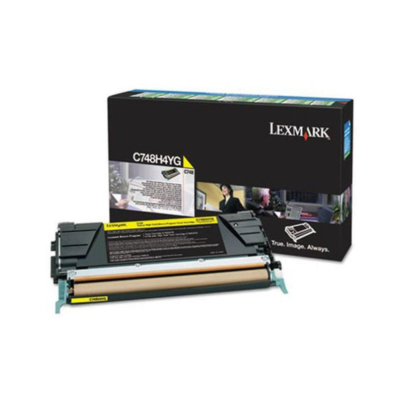 GENUINE LEXMARK C748H4YG (YELLOW) TONER