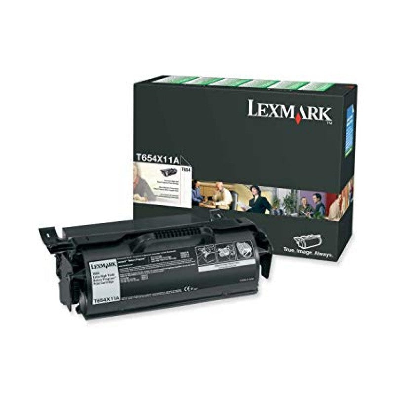 GENUINE LEXMARK T654X11A BLACK TONER CARTRIDGE