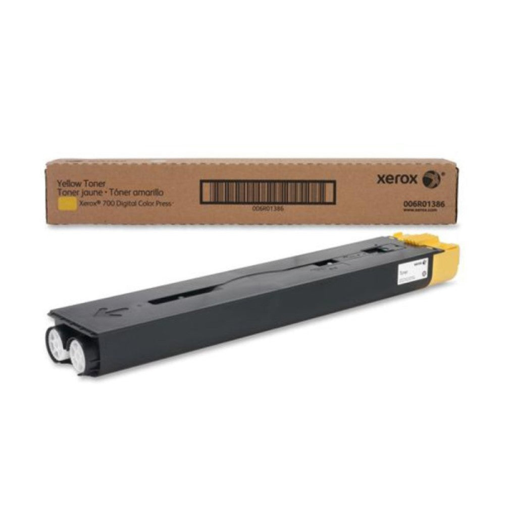 Xerox 6R01386 (6R1386) Yellow Genuine 006R01386 Toner Cartridge In Retail Packaging (22K YLD)