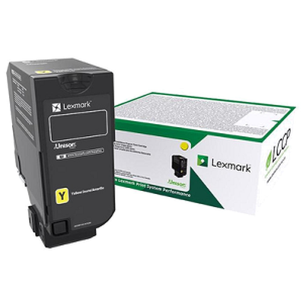 GENUINE LEXMARK 74C1SY0 (YELLOW) TONER CARTRIDGE