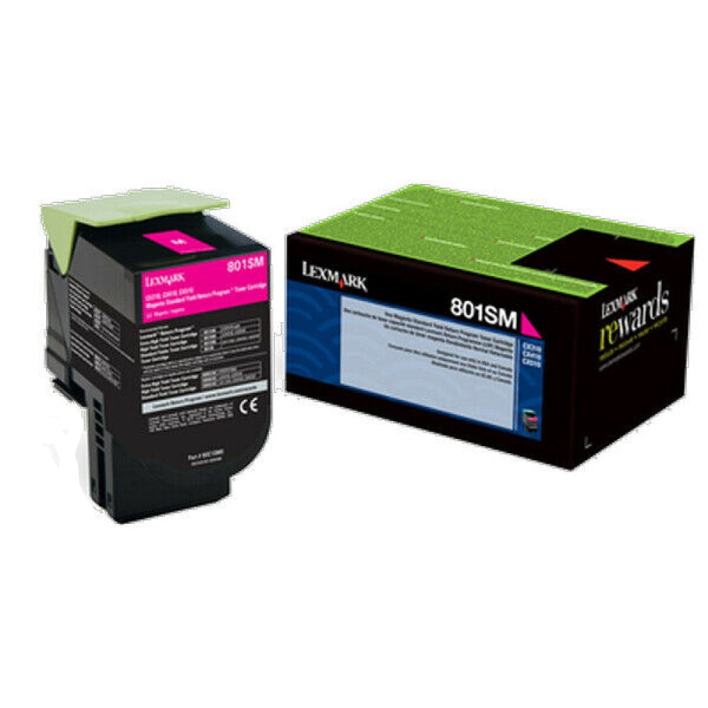 GENUINE LEXMARK 80C0SMG (MAGENTA)