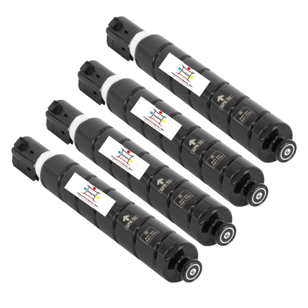 Ampuproducts Compatible Toner Cartridge Replacement For CANON 8524B003AA (GPR-53) 4-Pack