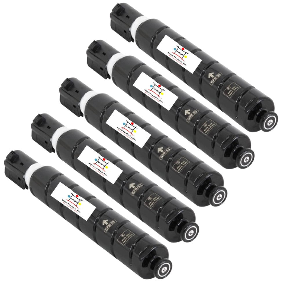 Ampuproducts Compatible Toner Cartridge Replacement For CANON 8524B003AA (GPR-53) 5-Pack