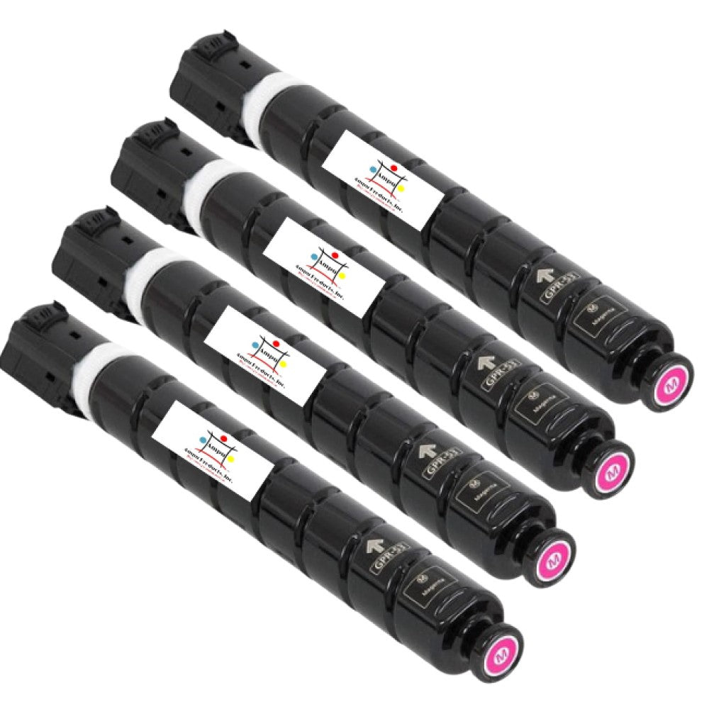 Ampuproducts Compatible Toner Cartridge Replacement For CANON 8526B003AA (GPR-53) 4-Pack