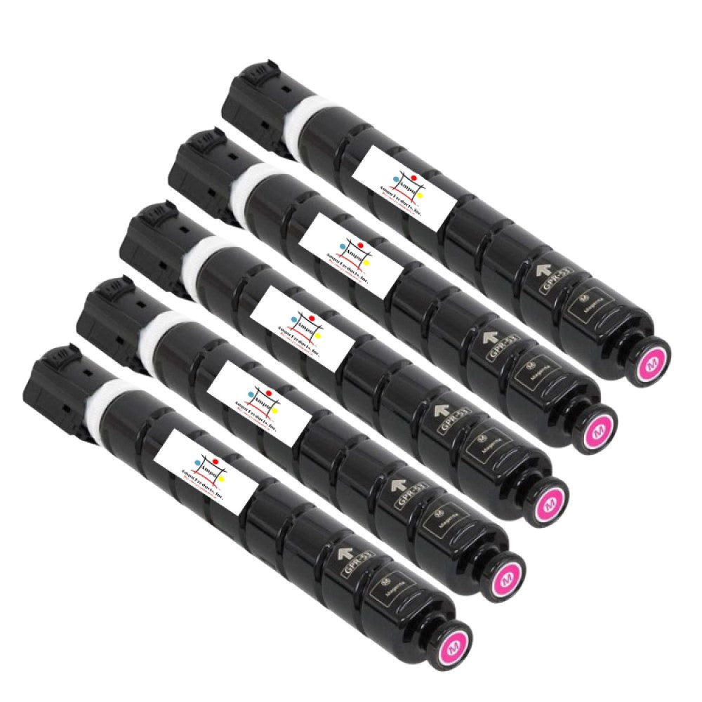 Ampuproducts Compatible Toner Cartridge Replacement For CANON 8526B003AA (GPR-53) 5-Pack