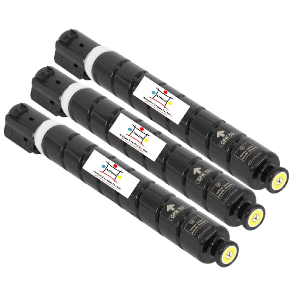 Ampuproducts Compatible Toner Cartridge Replacement For CANON 8527B003AA (GPR-53) 3-PACK