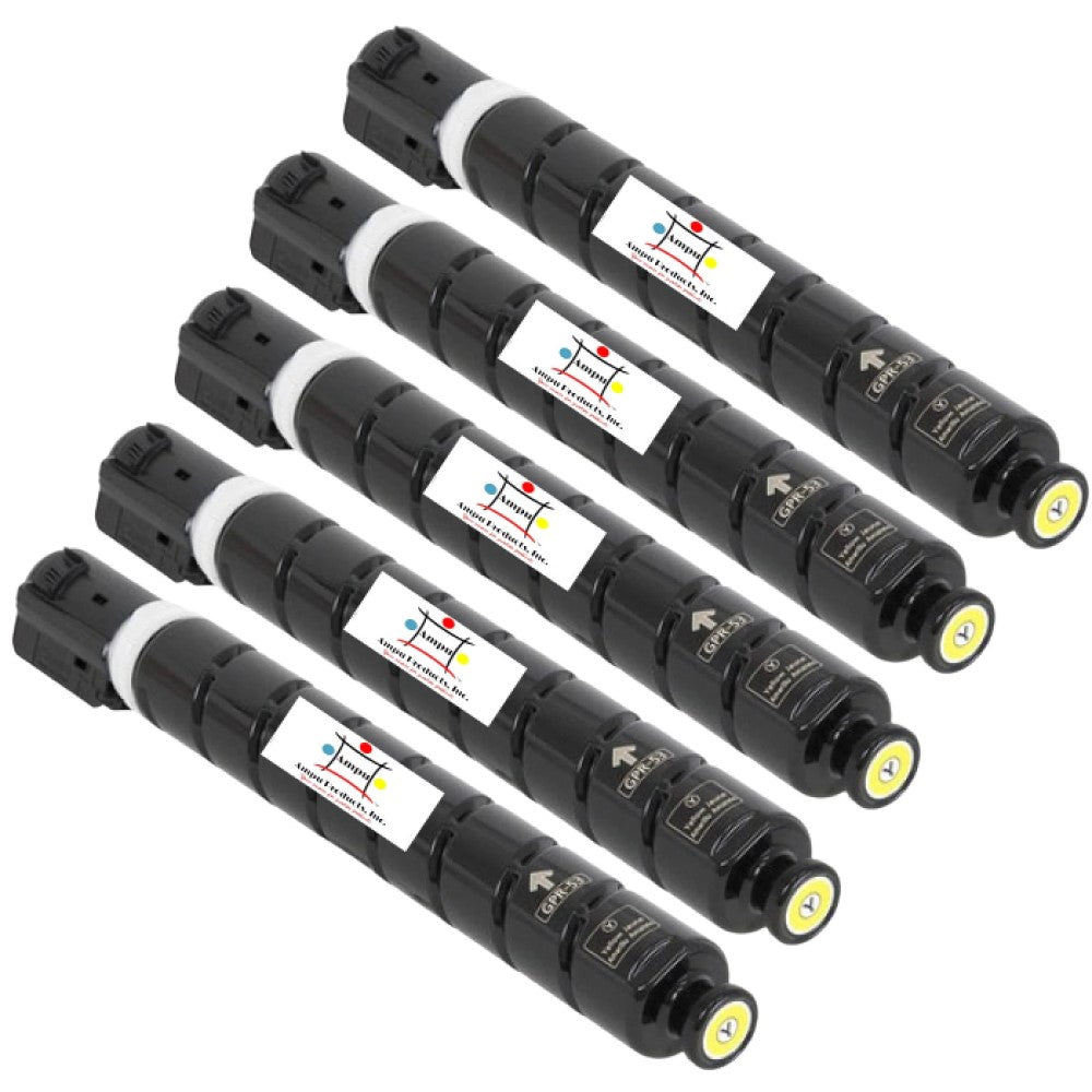 Ampuproducts Compatible Toner Cartridge Replacement For CANON 8527B003AA (GPR-53) 5-PACK
