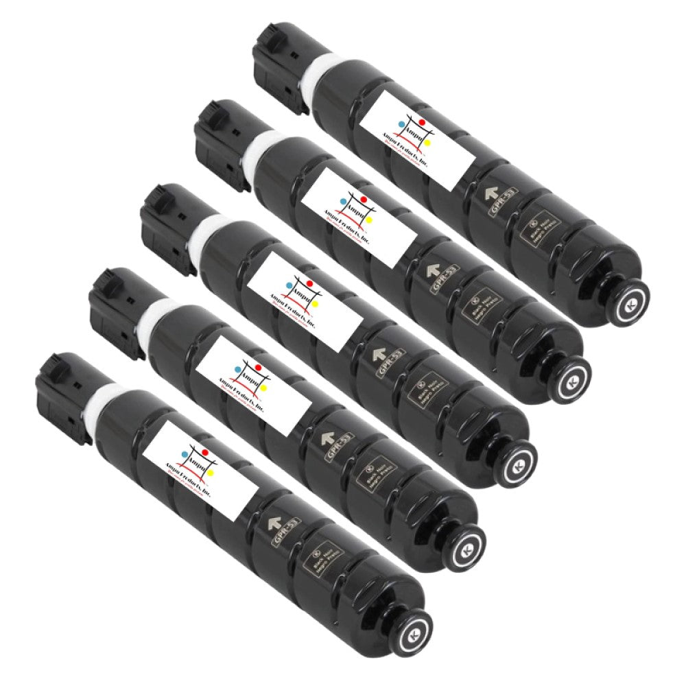 Ampuproducts Compatible Toner Cartridge Replacement For CANON 9106B003AA (GPR-52) 5-Pack