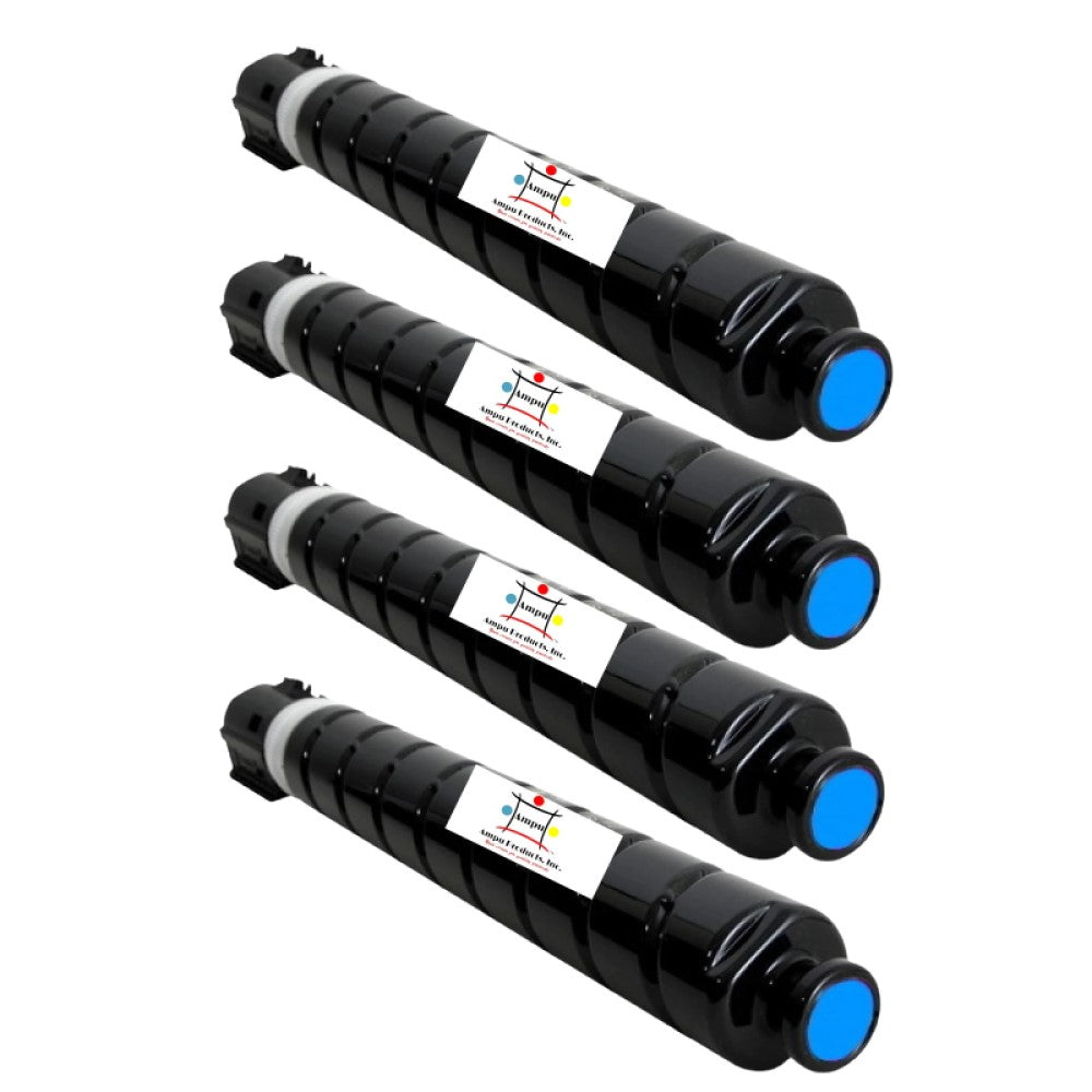Ampuproducts Compatible Toner Cartridge Replacement For CANON 9107B003AA (GPR-52) 4-Pack