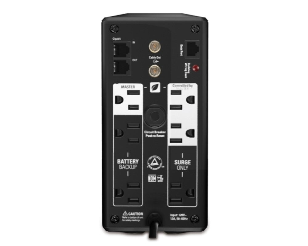 apwbr700g apc back ups rs lcd 700 master control ups ac 120 v 420 watt 700 va usb output connectors 6 black