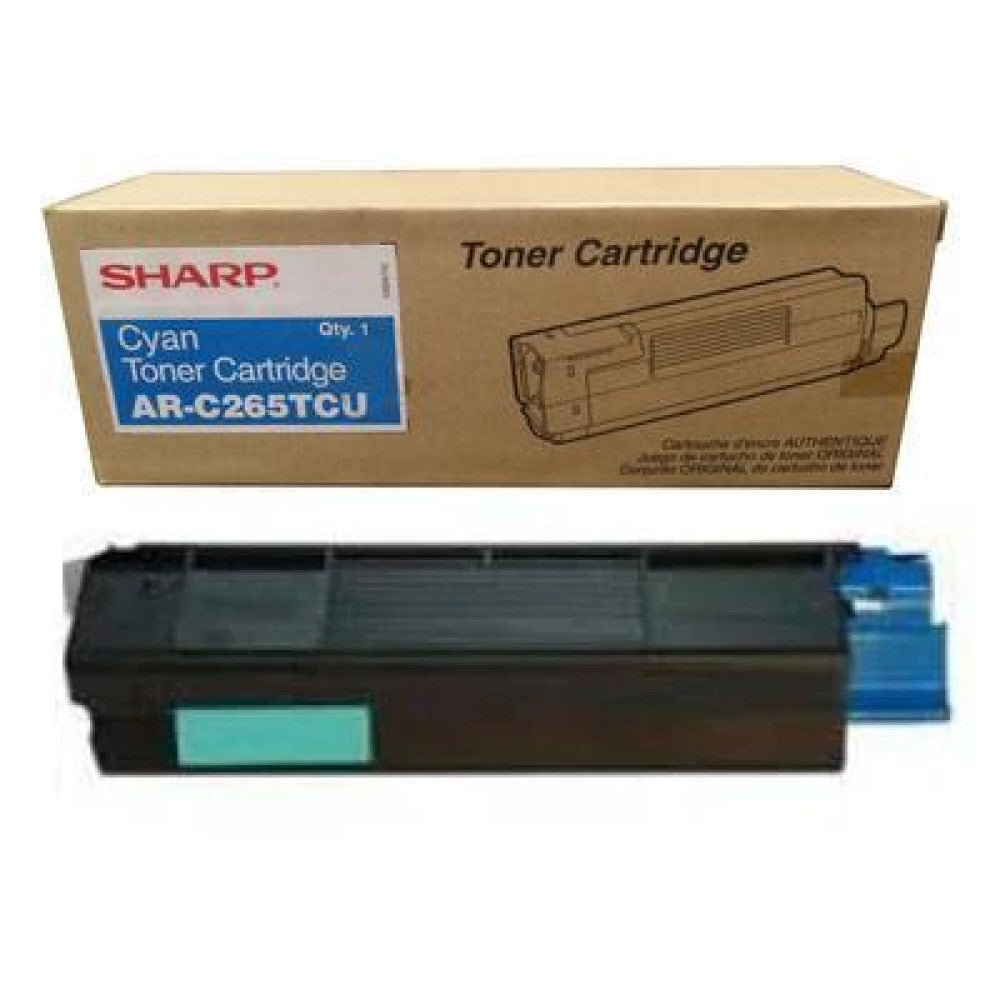 GENUINE SHARP ARC265TCU CYAN TONER CARTRIDGE