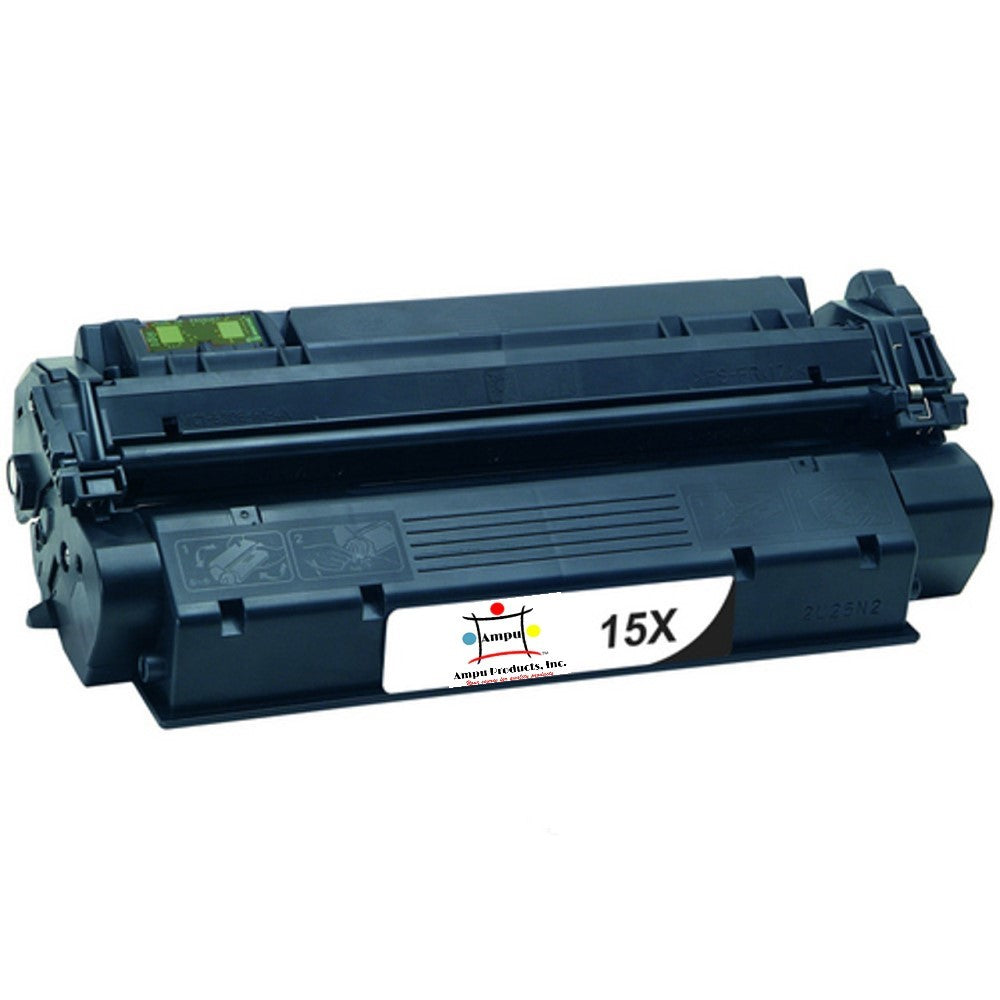 Ampuproducts Compatible Toner Cartridge Replacement for HP C7115X (15X) High Yield Black (3.5K YLD)