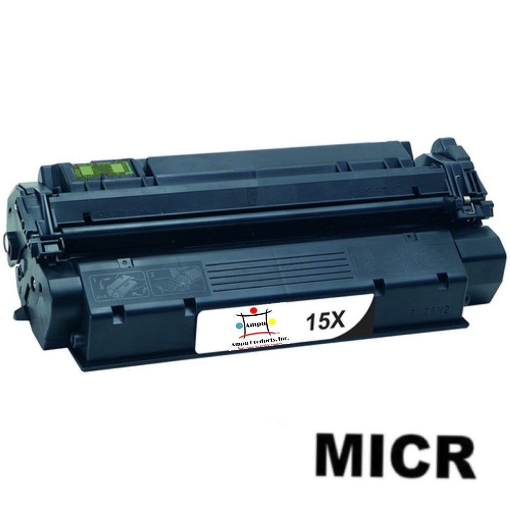 Ampuproducts Compatible Toner Cartridge Replacement for HP C7115X (15X) High Yield Black (3.5K YLD) W/Micr