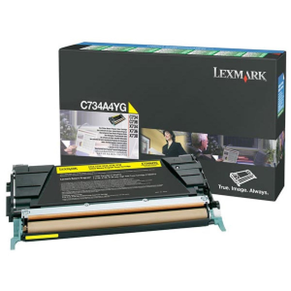 GENUINE LEXMARK C734A4YG (YELLOW)