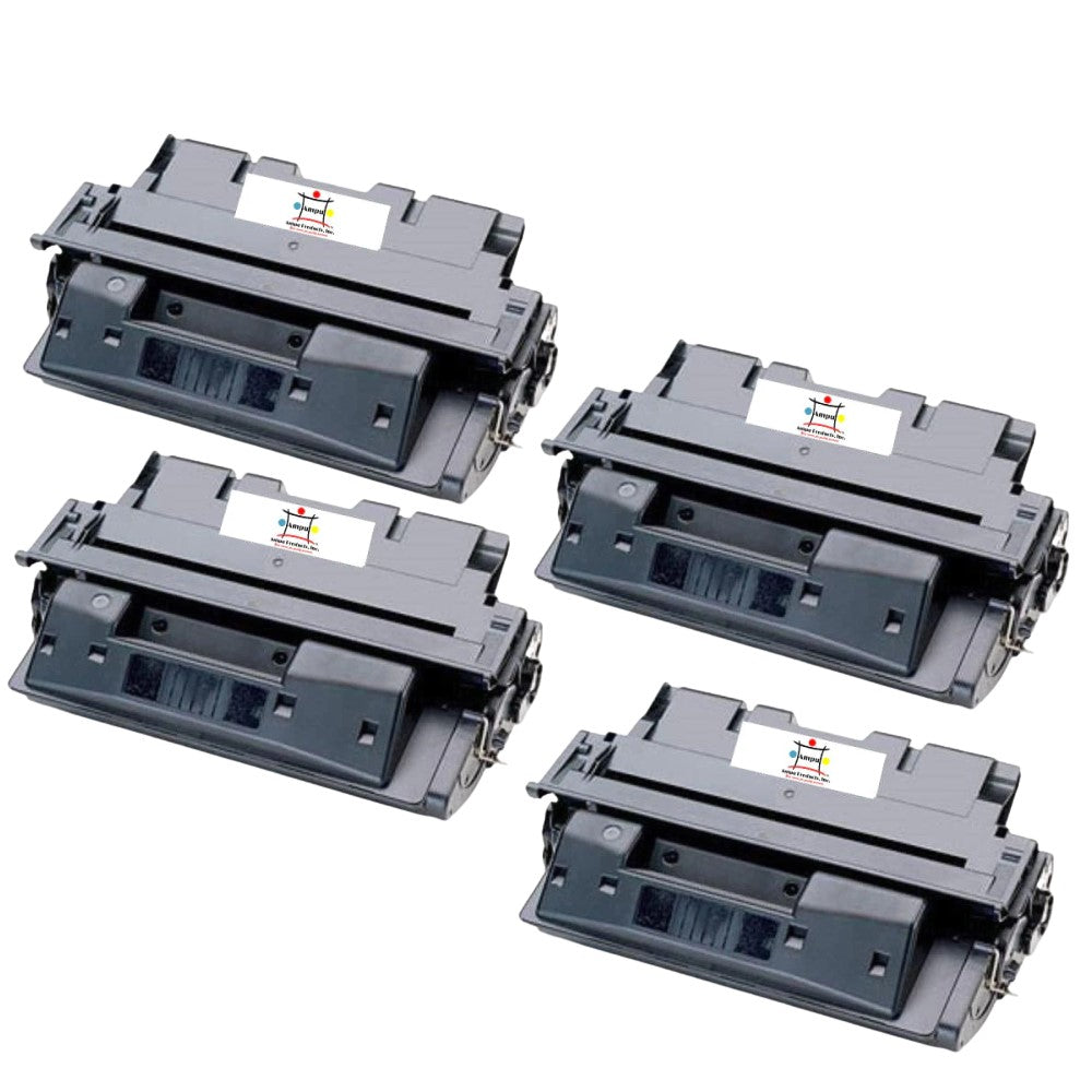 Ampuproducts Compatible Toner Cartridge Replacement For HP C8061X (61X) High Yield (10K YLD) 4-Pack