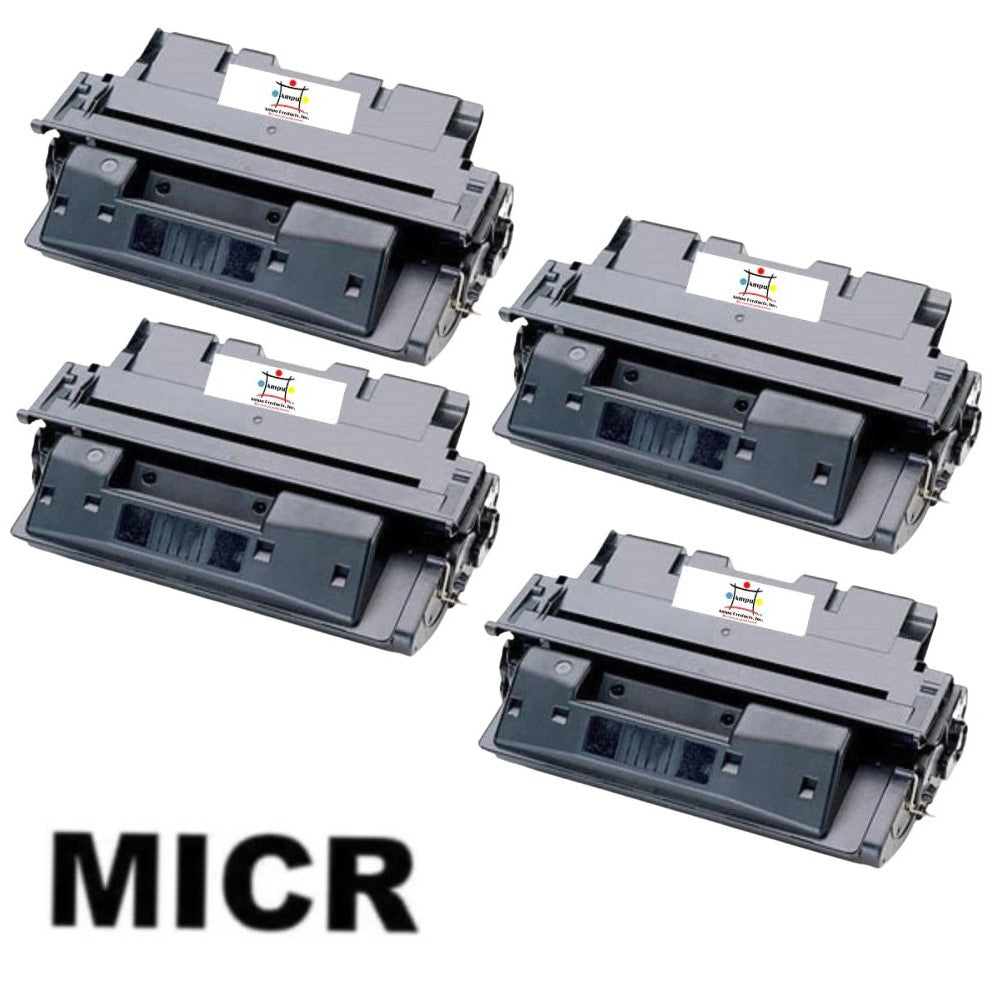 Ampuproducts Compatible Toner Cartridge Replacement for HP C8061X (61X) High Yield (10K YLD) 4-Pack (W/Micr)