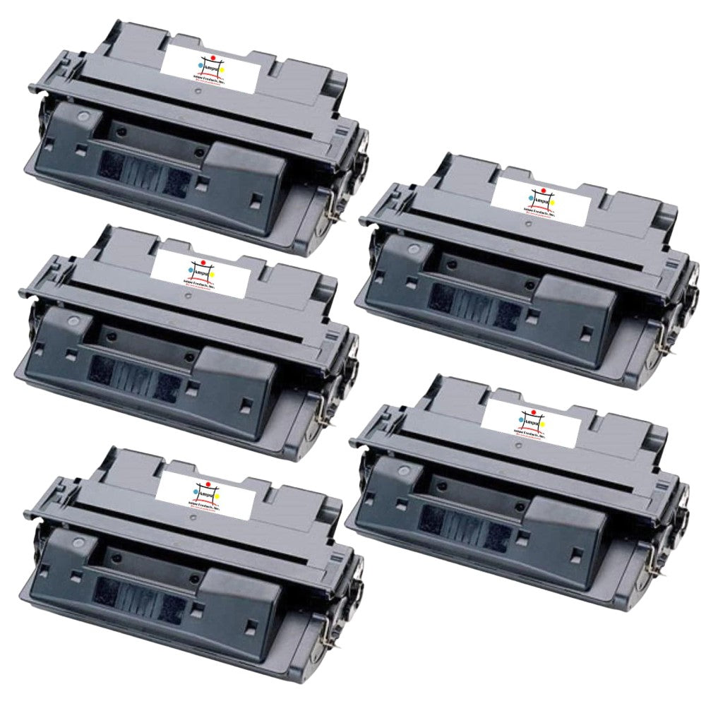 Ampuproducts Compatible Toner Cartridge Replacement For HP C8061X (61X) High Yield (10K YLD) 5-Pack