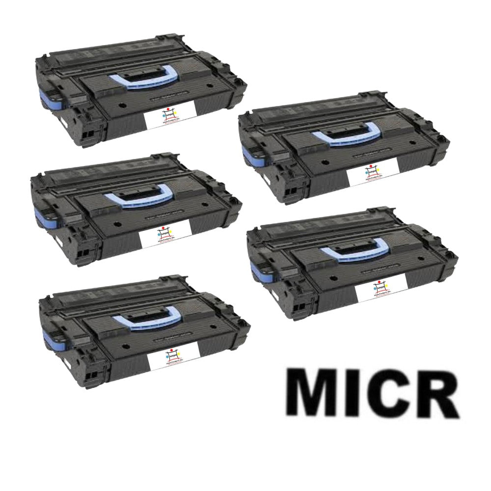 Ampuproducts Compatible Toner Cartridge Replacement for HP C8543X (43X) High Yield Black (30K YLD) 5-Pack (W/Micr)