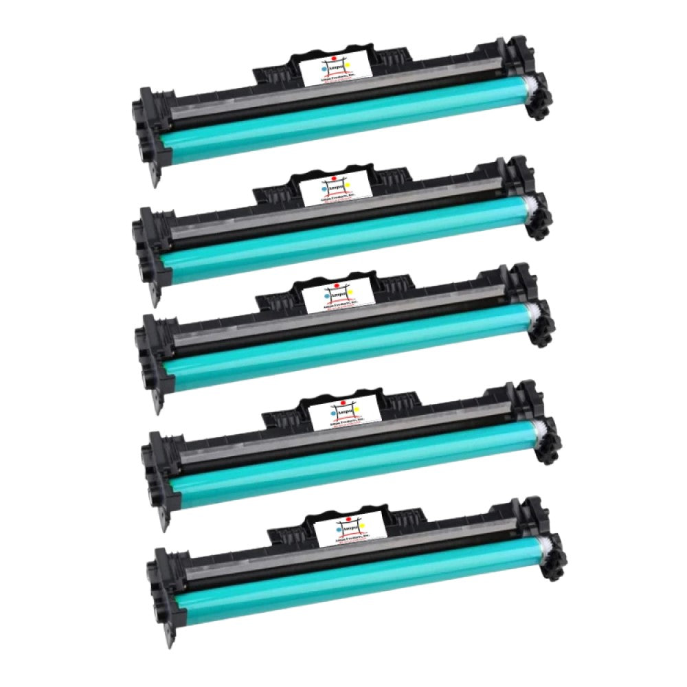 Ampuproducts Compatible Drum Unit Replacement for HP CF219A (19A) Black (12K YLD) 5-Pack