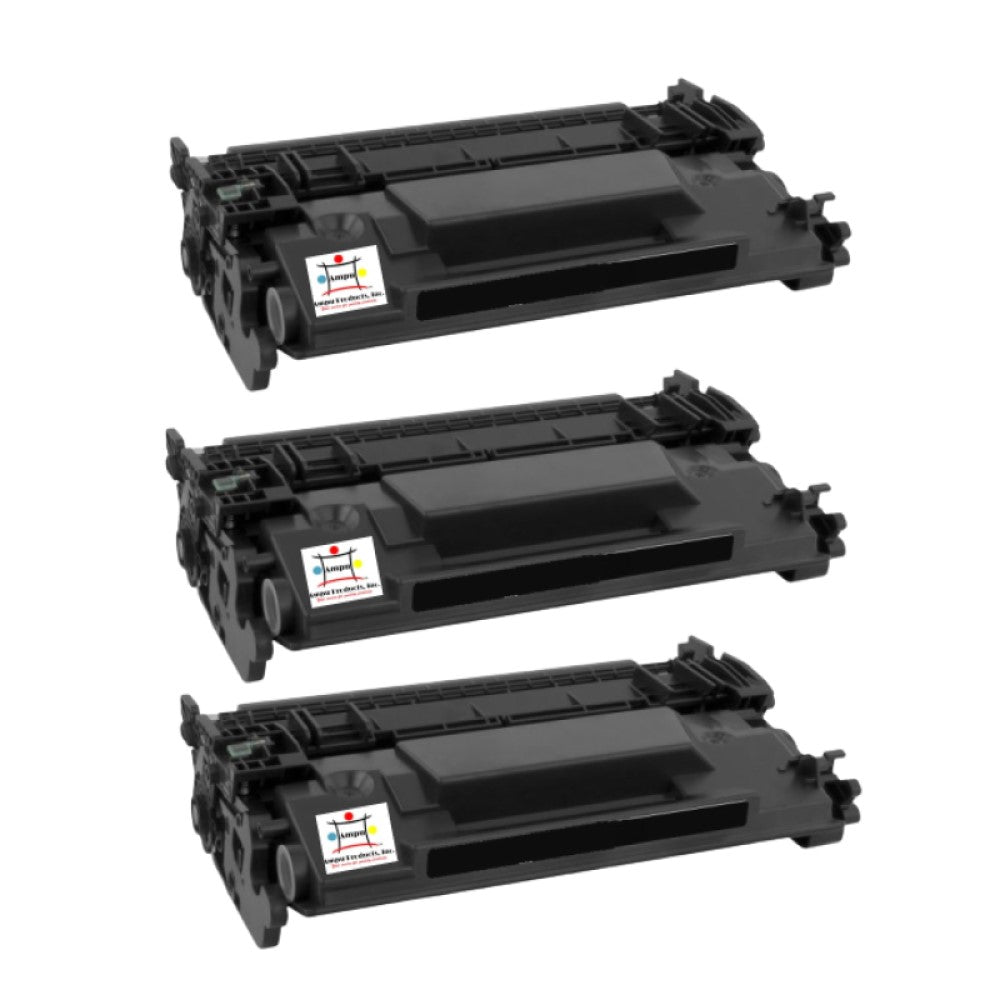 Ampuproducts Compatible Toner Cartridge Replacement for HP CF226A (26A) Black (3.1K YLD) 3-Pack