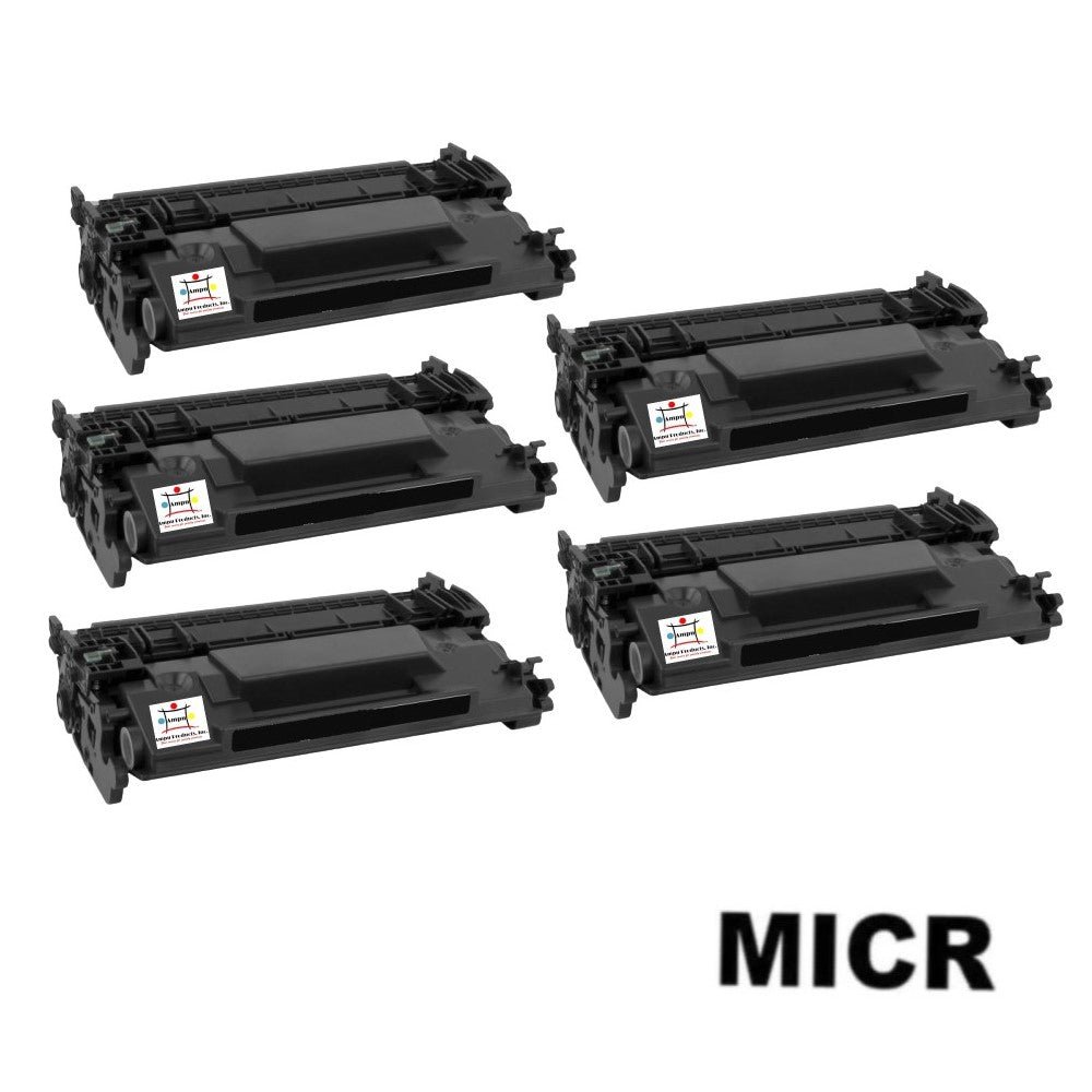 Ampuproducts Compatible Toner Cartridge Replacement for HP CF226A (26A) Black (3.1K YLD) 5-Pack (W/Micr)