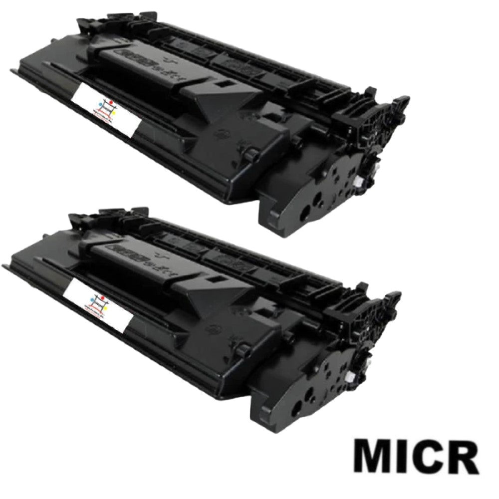 Ampuproducts Compatible Toner Cartridge Replacement for HP CF226X (26X) High Yield Black (9K YLD) 2-Pack (W/Micr)