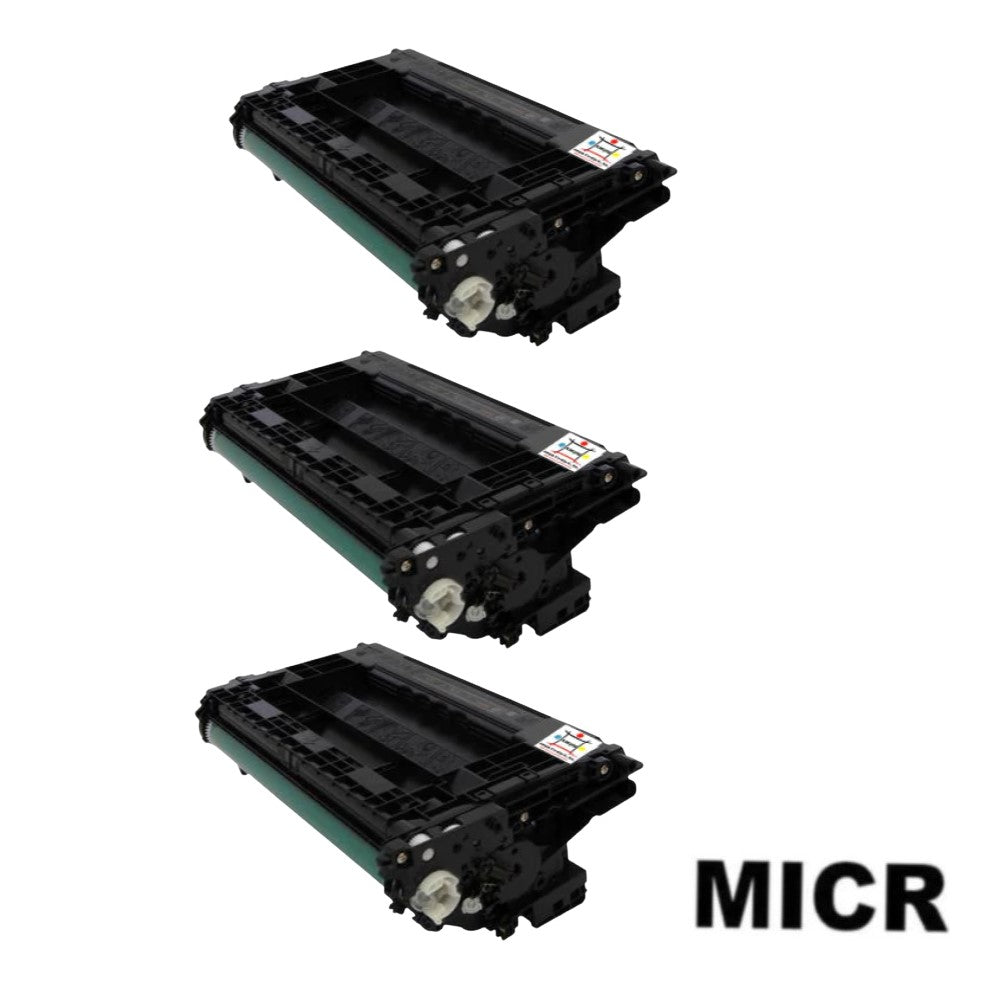 Compatible Toner Cartridge Replacement For HP CF237A (37A) Black (11K YLD) 3-Pack (W/MICR)