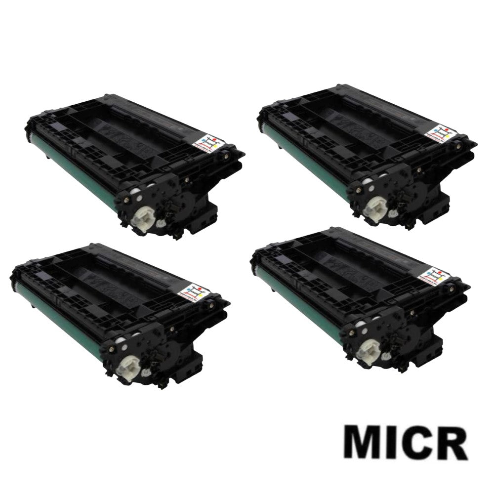 Compatible Toner Cartridge Replacement For HP CF237A (37A) Black (11K YLD) 4-Pack (W/MICR)