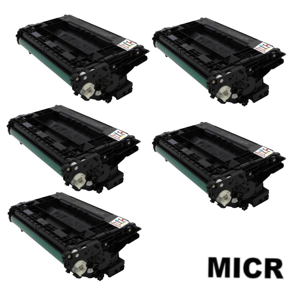 Compatible Toner Cartridge Replacement For HP CF237A (37A) Black (11K YLD) 5-Pack (W/MICR)