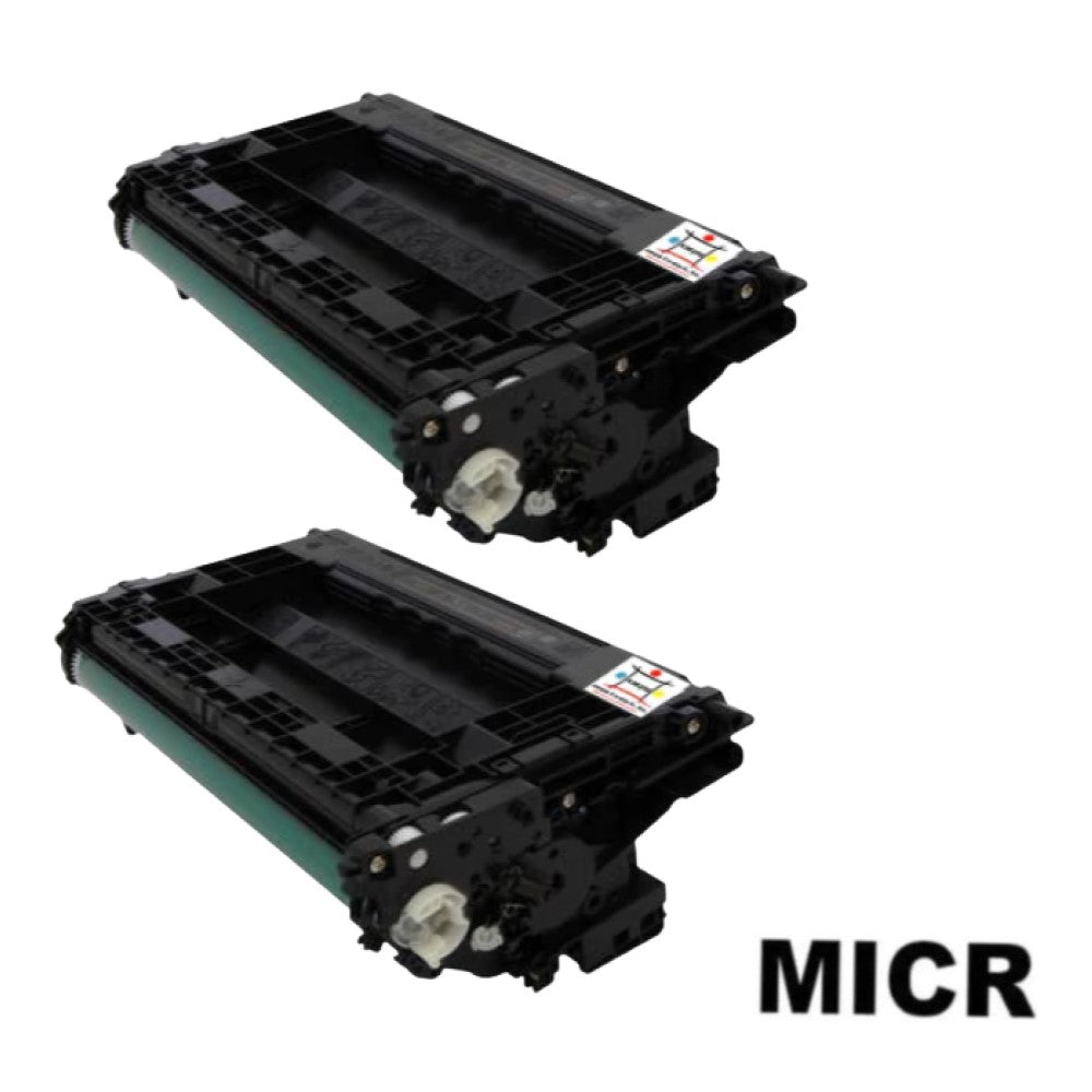 Compatible Toner Cartridge Replacement For HP CF237A (37A) Black (11K YLD) 2-Pack (W/MICR)