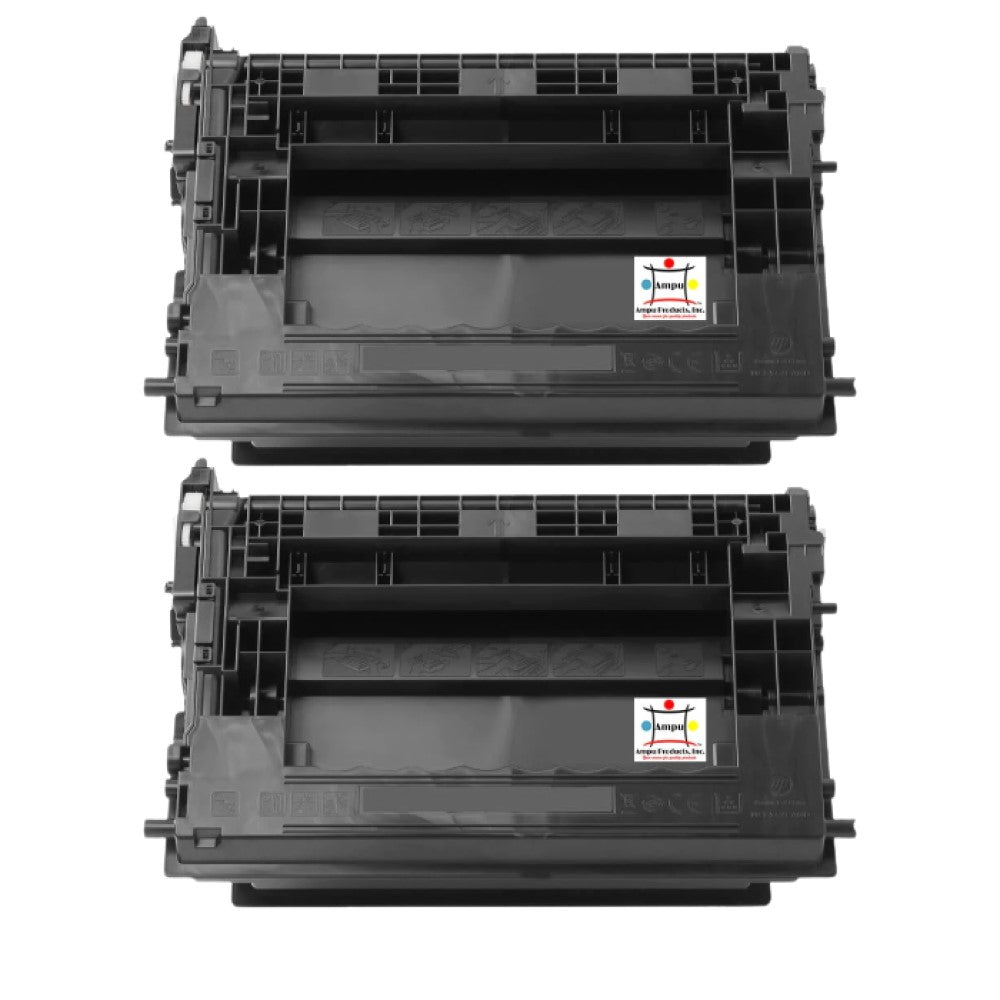 Ampuproducts Compatible Toner Cartridge Replacement for HP CF237X (37X) High Yield Black (25K YLD) 2-Pack
