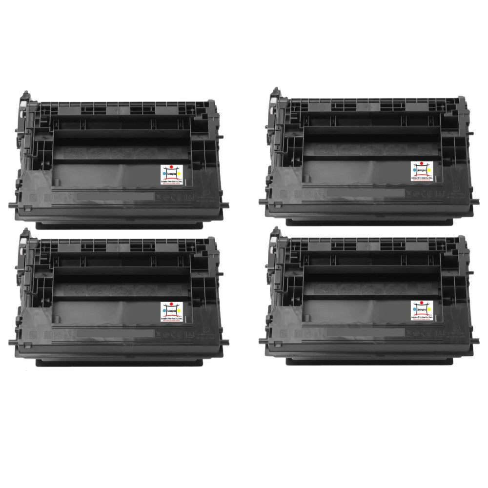 Ampuproducts Compatible Toner Cartridge Replacement for HP CF237X (37X) High Yield Black (25K YLD) 4-Pack