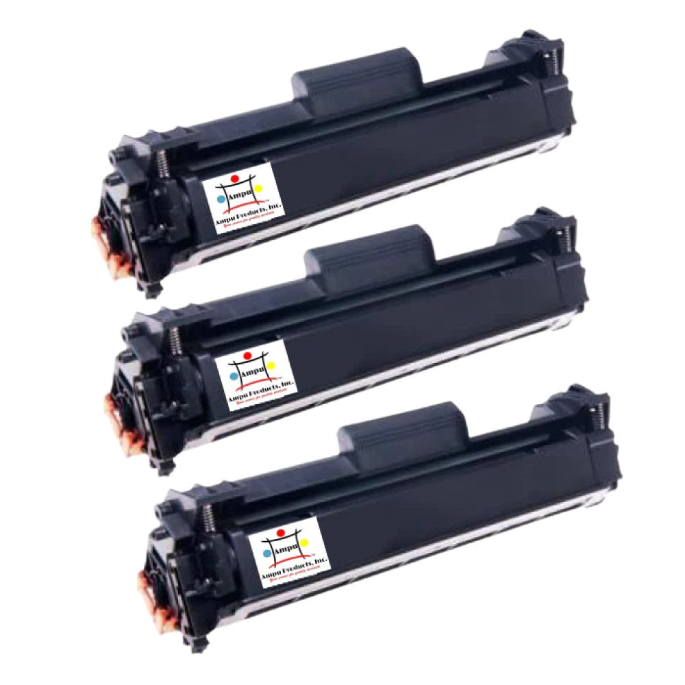 Ampuproducts Compatible Toner Cartridge Replacement for HP CF248A (48A) Black (1K YLD) 3-Pack