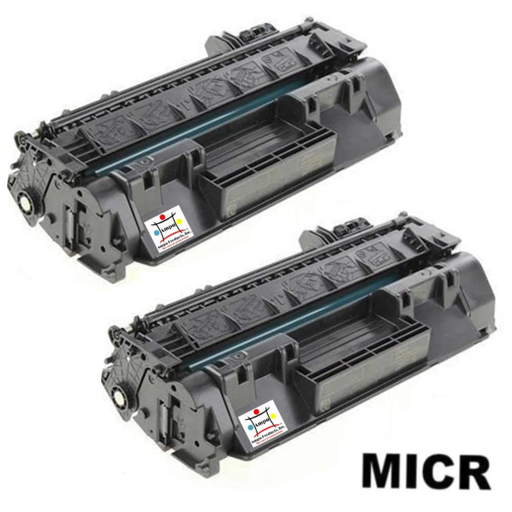 Ampuproducts Compatible Toner Cartridge Replacement for HP CF280X (80X) High Yield Black (6.9K YLD) 2-Pack (W/Micr)