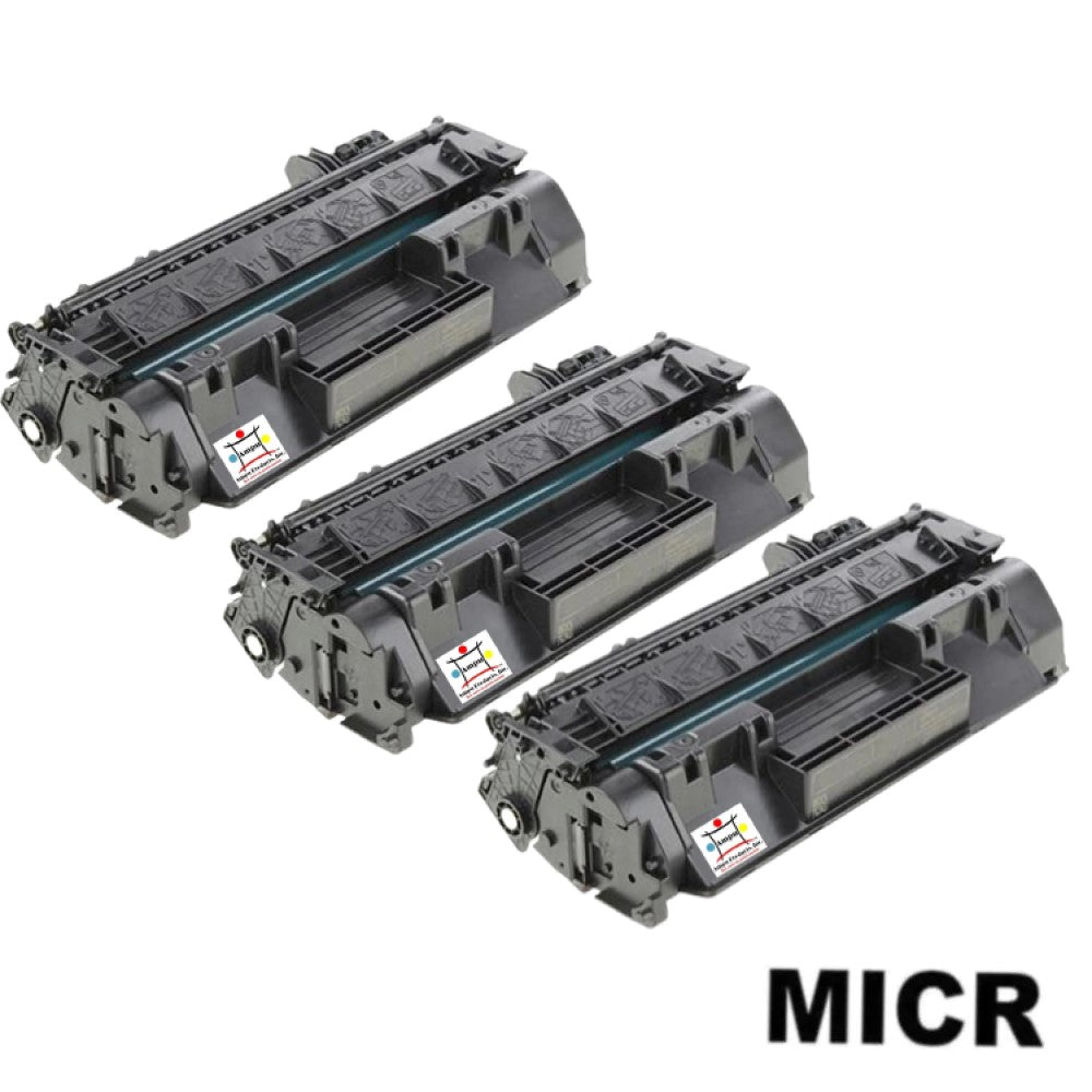 Ampuproducts Compatible Toner Cartridge Replacement for HP CF280X (80X) High Yield Black (6.9K YLD) 3-Pack (W/Micr)