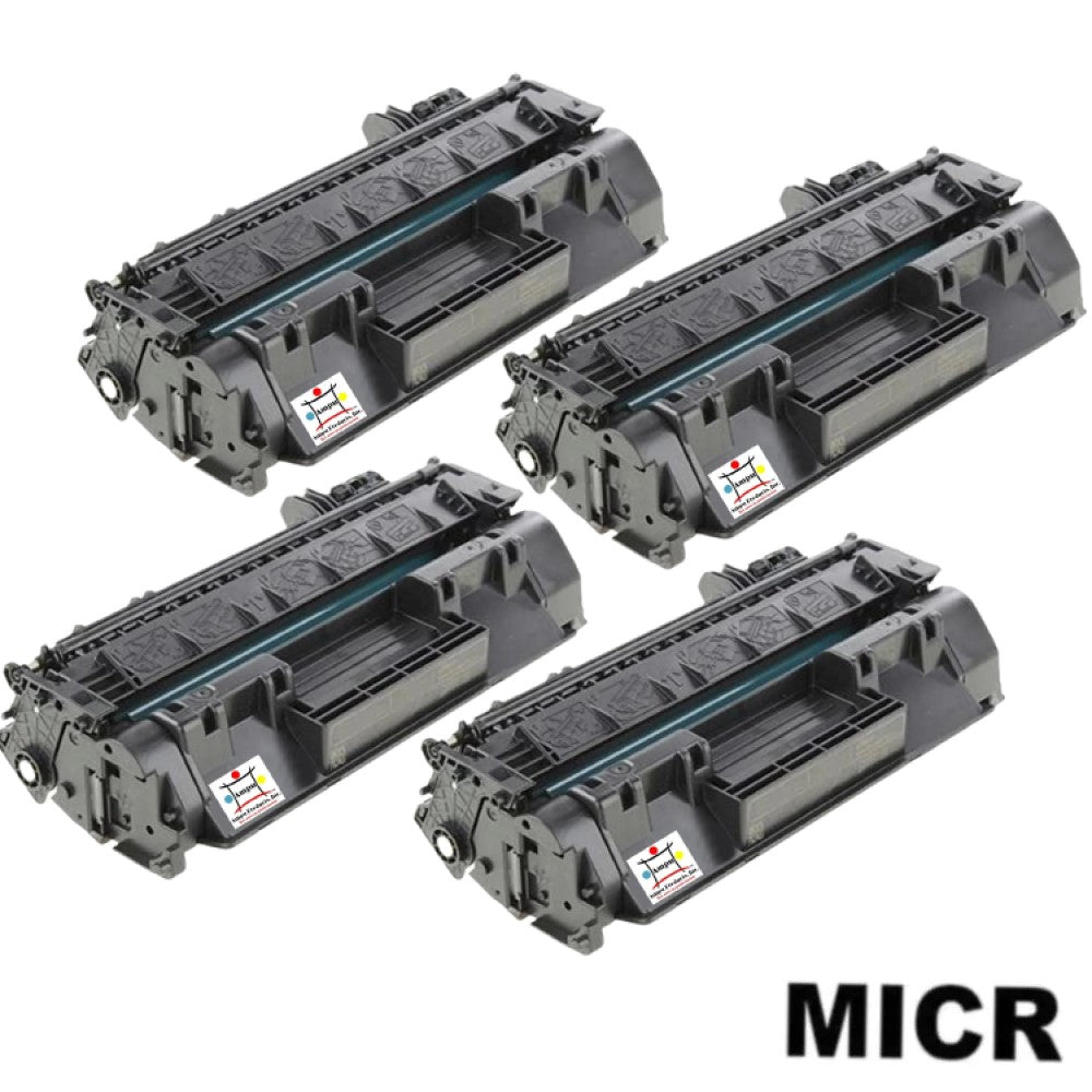 Ampuproducts Compatible Toner Cartridge Replacement for HP CF280X (80X) High Yield Black (6.9K YLD) 4-Pack (W/Micr)