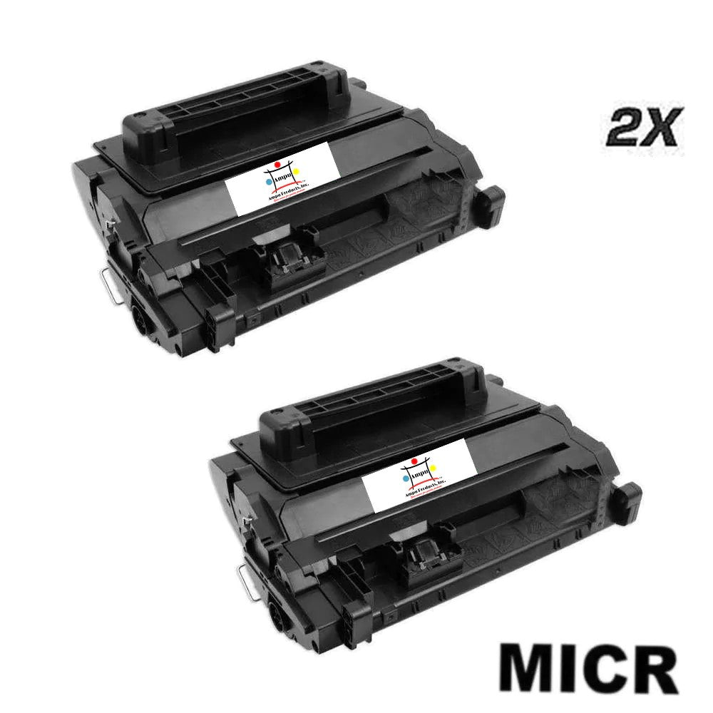 Ampuproducts Compatible Toner Cartridge Replacement for HP CF281A (81A) Black (10.5K YLD) 2-Pack (W/Micr)