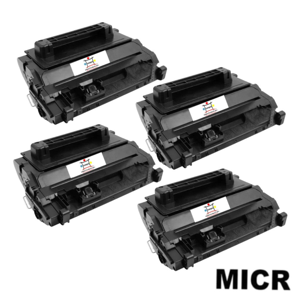 Ampuproducts Compatible Toner Cartridge Replacement for HP CF281A (81A) Black (10.5K YLD) 4-Pack (W/Micr)