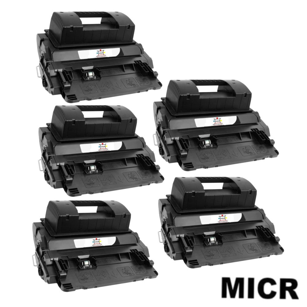 Ampuproducts Compatible Toner Cartridge Replacement for HP CF281X (81X) High Yield Black (25K YLD) 5-Pack (W/Micr)
