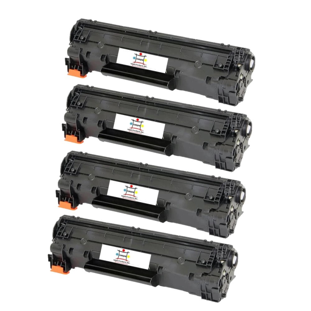 Ampuproducts Compatible Toner Cartridge Replacement For HP CF283X (83X) High Yield Black (2.2K YLD) 4-Pack