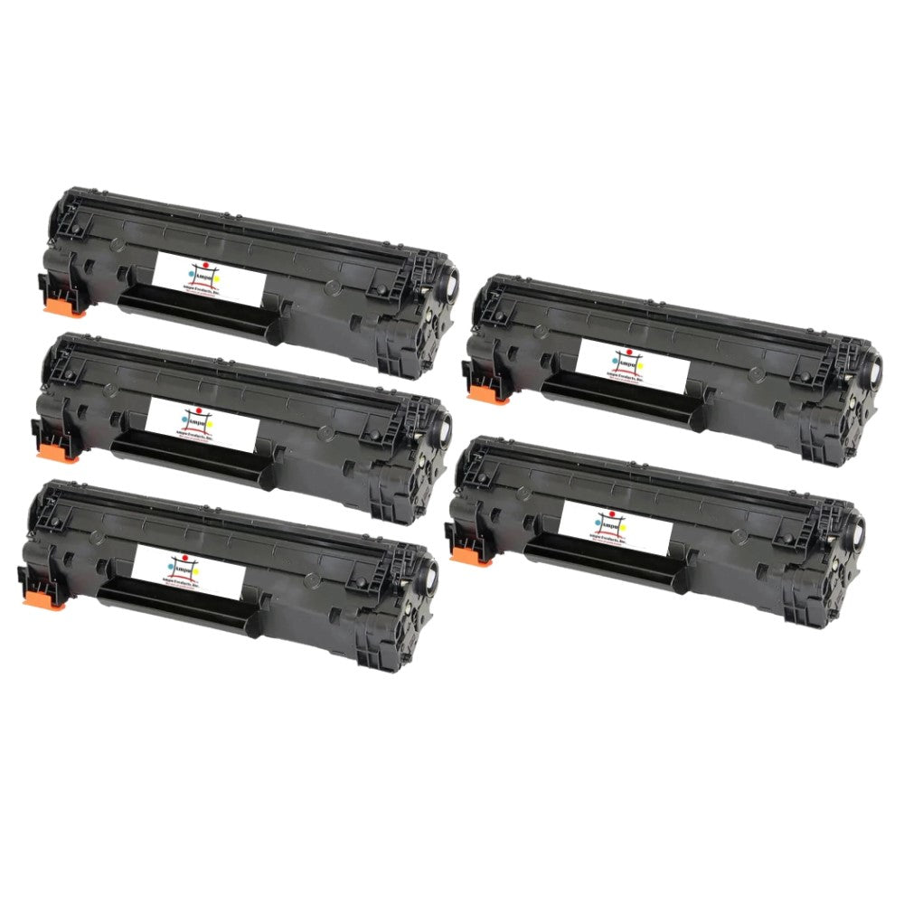 Ampuproducts Compatible Toner Cartridge Replacement For HP CF283X (83X) High Yield Black (2.2K YLD) 5-Pack