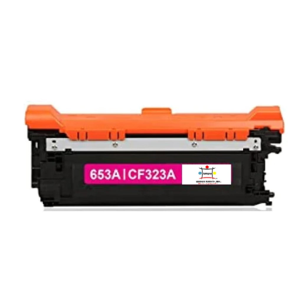 Ampuproducts Compatible Toner Cartridge Replacement For HP CF323A (653A) Magenta (16.5 YLD)
