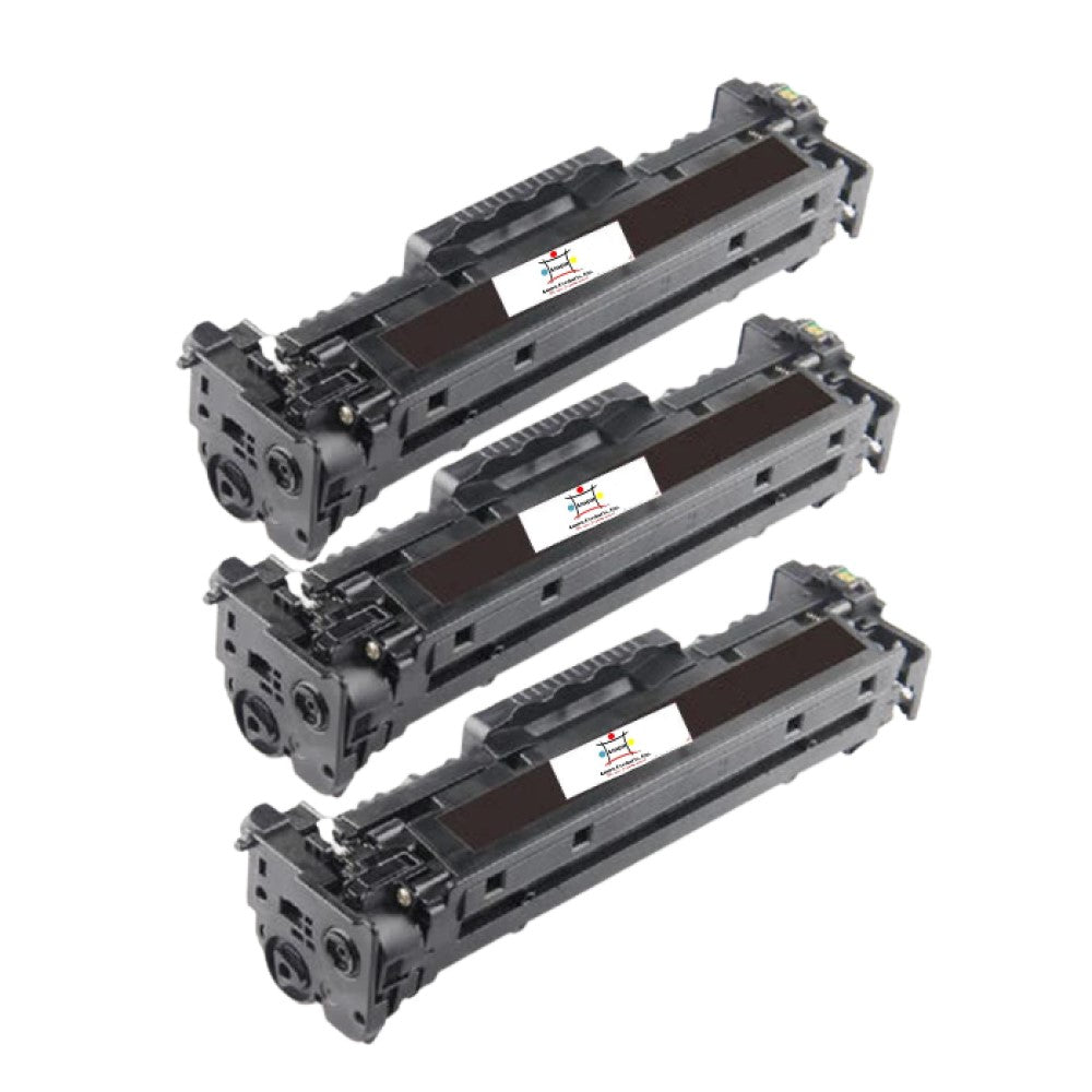 Ampuproducts Compatible Toner Cartridge Replacement for HP CF380X (312X) High Yield (4.4K YLD) 3-Pack