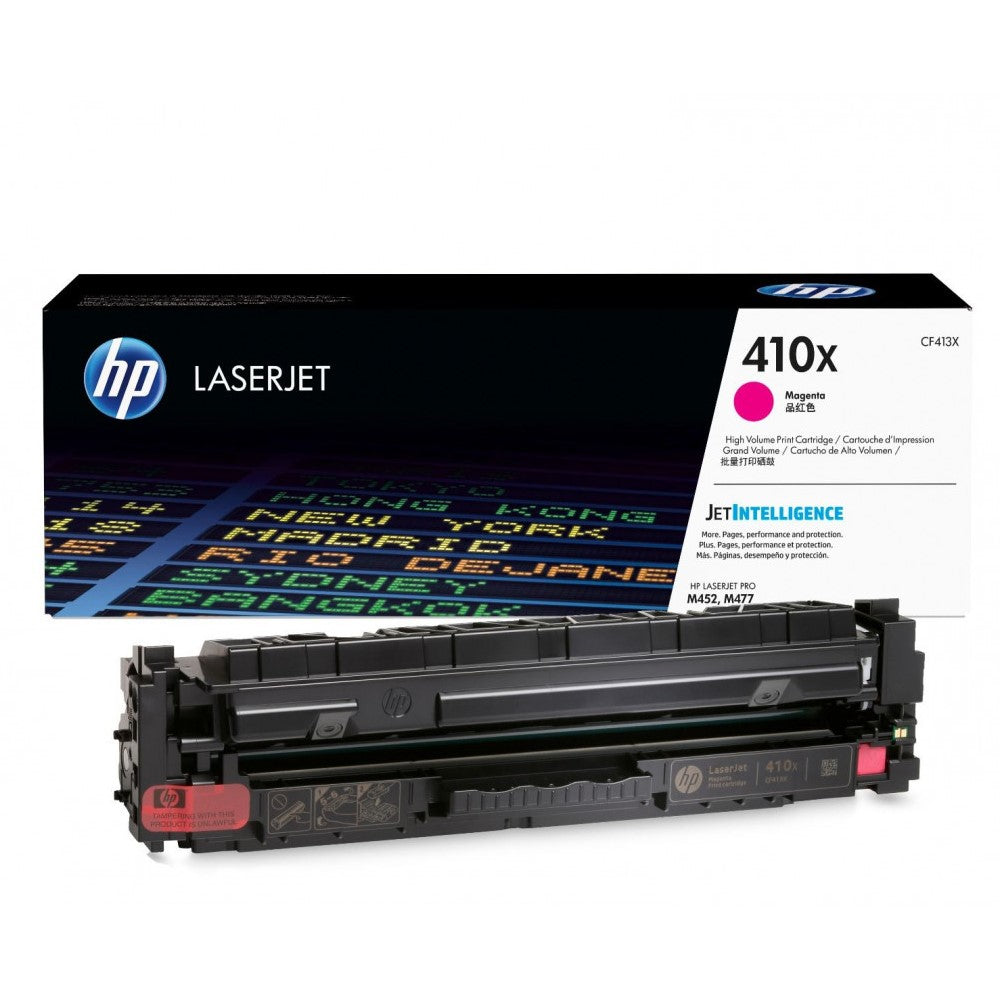 HP 410X High Yield Magenta Genuine CF413X Toner Cartridge in Retail Packaging (5K YLD)
