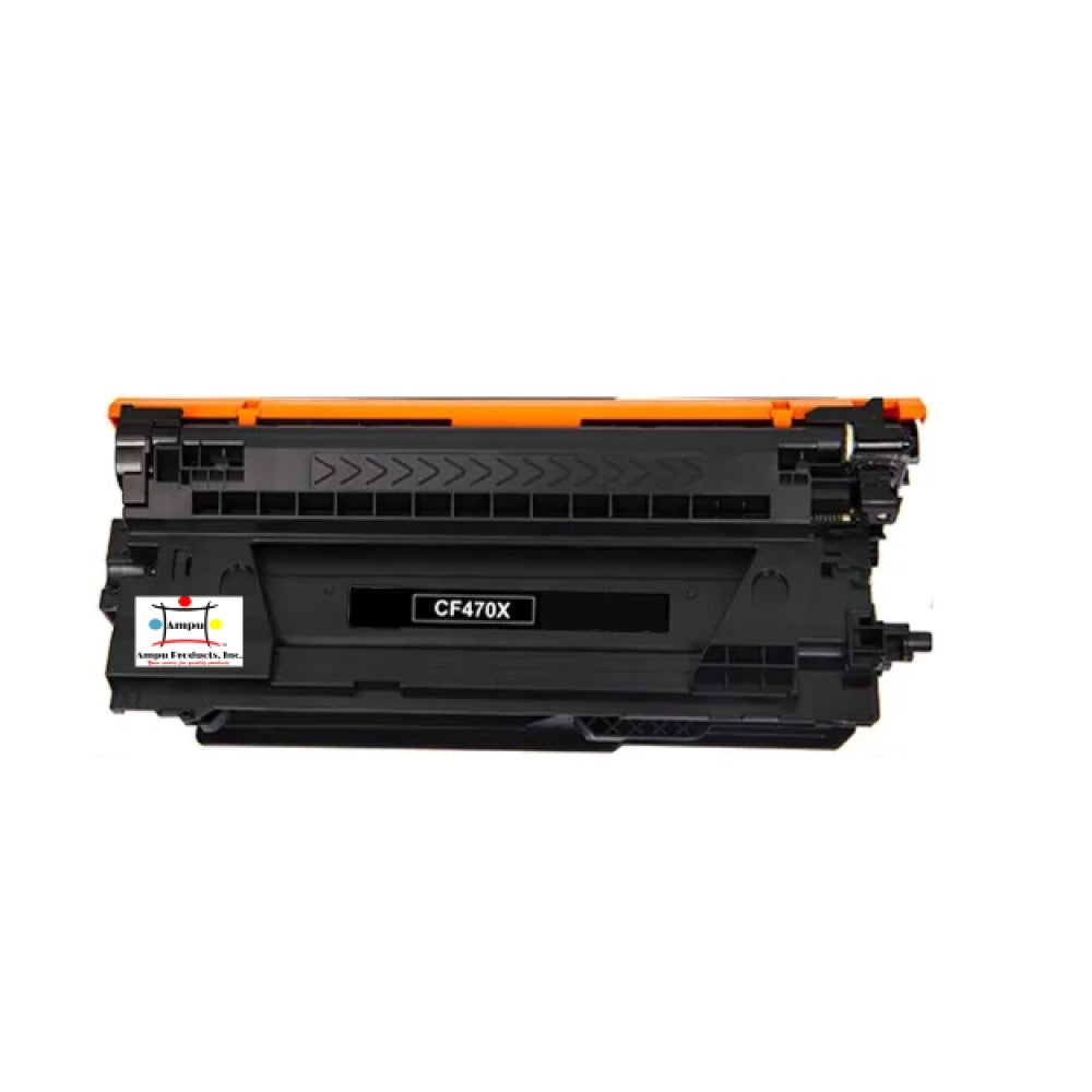 Ampuproducts Compatible Toner Cartridge Replacement For HP CF470X (657X) High Yield Black (28K YLD)