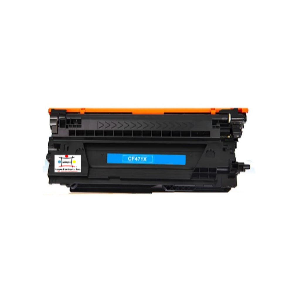 Ampuproducts Compatible Toner Cartridge Replacement For HP CF471X (657X) High Yield Cyan (23K YLD)