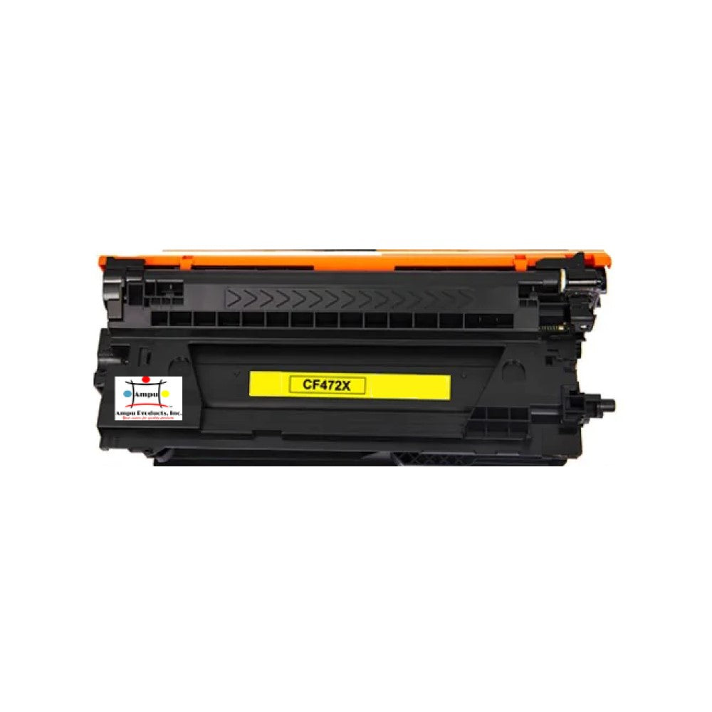 Ampuproducts Compatible Toner Cartridge Replacement For HP CF472X (657X) High Yield Yellow (23K YLD)