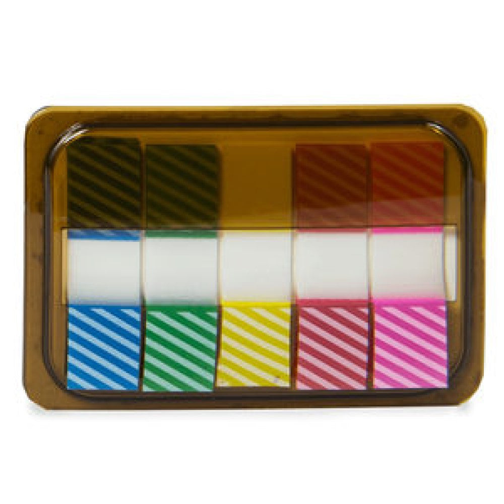 CI142 Mini Sticky Page Markers, Striped