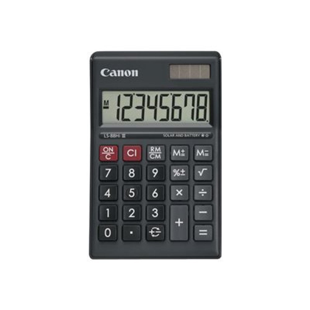 CNMLS88HI CANON LS-88HIIII 8 DIGI GREEEN BASIC CALCULATOR